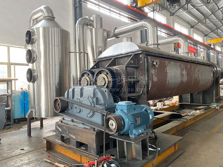 QJ系列空心桨叶干燥机制作现场