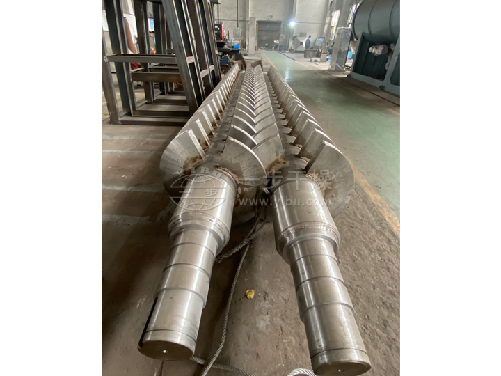 QJ系列空心桨叶干燥机制作现场