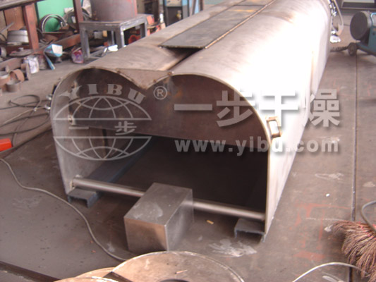 QJ系列空心桨叶干燥机制作现场