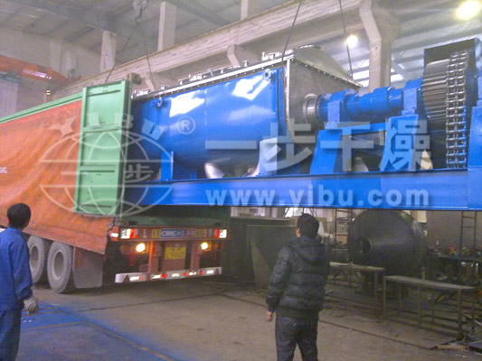 QJ系列空心桨叶干燥机制作现场